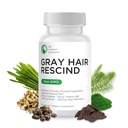 DR Vitamin Solutions Gray Hair Rescind with Catalase - Antiaging Hair, Skin and Nails Vitaminas, Pantothenic Acid, Folic Acid 400mcg, Biotin 300mcg, Saw Palmetto para Hombres y Mujeres
