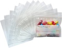 Serfeymi Pill Bags for Travel Pill Pouch Organizer Pack of 240 BPA Free 3 x 2.75 inch Reusable Pill Pouches for Medicine with Write on Label & Zipper Seal Waterproof AM PM Pill Baggies for Supplements