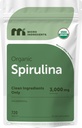 Micro Ingredientes Suplemento de Espirulina Orgánica, 720 Tabletas (4 Mes de Suministro), No Filler " Non-GMO, Rich in Vegan Protein, Vitaminas " Prebióticos, Píldoras de Espirulina Premium