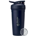 BlenderBottle Sport Aislamiento de acero inoxidable con Wire Whisk, 24-Once, Navy – Protein Shakes " Hydration for Athletes " Fitness Enthusiasts, Easy Mixing, Keeps Drinks Cold, Lockable Lid