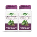 Camino de la Naturaleza Óleo Orégano 75-85% Carvacrol por cápsula, vegetariano, 60 cápsulas vegetarianas, paquete de 2