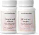 Nourished Mama Prenatal Multi Vitamin - Vegan Multivitamin for Preconception, Pregnancy, Postpartum and Breastfeeding Support - Iron-Free with Methylated Folate & High Dose Choline - 180 Capsules