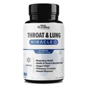 Real Science Throat " Lung Detox Capsules to Clear Mucus, Sore Throat " Support Breathing – Lung Support Supplement with Vinitrox, GABA, Vitamina C " D for Long-Term Cough " Respiratory Relief, 60 Caps