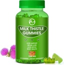 Milk Thistle Gummies, Liver Cleanse Gummy, Organic Liver Detox Supplements for Men & Women - 60 Gummies (60 Count (Pack of 1))