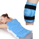 REVIX Paquete de hielo completo para lesiones Reutilizable de gran afilado de gel para el alivio de dolor de espalda y la inyección de hielo de rodilla XL alrededor de rodilla entera después de la cirugía