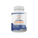 Laboratorios NeuroGro Natural Suplemento Cerebro para Adultos, 60 cápsulas - Nutritious Blend of Bacopa Monnieri, Ginkgo biloba, Melissa Officinalis " Citicoline for Brain Focus " Memory