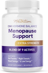Menopause Supplement for Women Hot Flashes &amp; Night Sweats ← Hormone Balance, Menopause Relief for Women ' Perimenopause Support Silencio con Black Cohosh, DIM & Red Clover tención Tested tención 30 Ct
