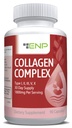 ENP Collagen Complex, Type I, II, III, V, and X, Derived from Non-Vegan Sources, Joint Comfort, Flexibility, and Bone Strength, 90ct, 30 Day Supply