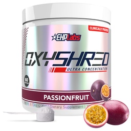 EHP Labs OxyShred Pre Workout Powder " Shredding Supplement - Preworkout Powder with L Glutamine " Acetyl L Carnitine, Energy Boost Drink - Passionfruit, 60 Servings