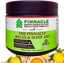 Pinnacle Relax & Sleep Supplement, Sleep Support Supplement with Melatonin, Valerian Root, Ashwagandha, L Theanine, Zinc, GABA & Magnesium for Calming, Natural Lemon Tea Flavoring (30 Servings)