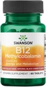 Swanson Methylcobalamin Vitamin B-12, 2.5 mg, 60 Tablets | High-Absorption Methylcobalamin Supporting Energy Metabolism, Essential for a Healthy Nervous System and Red Blood Cells