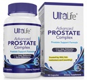 ULTALIFE Advanced Saw Palmetto Prostate Supplement for Men with Beta Sitosterol Promotes Urinary Comfort, Sleep Quality &amp; Prostate Health 90 Capsules