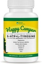 Be Happy, 120 Vegetarian Capsules, Serotonin and Dopamine Booster with Co-Factors, 5-HTP, L-Tyrosine, Magnesium, Green Tea Extract, Copper, Zinc, Vitamin C, Vitamin B9, Vitamin B6