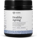 Healthy Ageing Supplement Powder, Anti-Ageing Effects, Contains Quercetin, Resveratrol and Nrf2 Activators, Antioxidants Rich Nutrient-Dense, Non-GMO, Vegan (90 Grams (15 Servings)