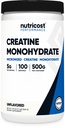 Nutricost Creatine Monohydrate Micronized Powder 500G, 5000mg Por Serv (5g) - 100 Servings, 17.9 Oz