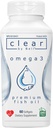 Bell Clear Pure Omega 3 Fish Oil Supplements, 2000 mg per Serving - Burp Free Premium, Clean and Clear, No Fishy Taste and No Repeats (burps), Cholesterol Free, GMO and Allergen Free, 60 Softgels