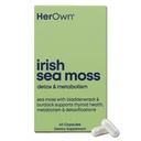 Her Own Irish Sea Moss Capsules, Burdock Root, Bladderwrack, Detox, Metabolism, Immune Support, Skin Health, Natural Joint Support, Nutrient Rich Superfood High in Minerals, 60 Count