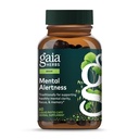 Gaia Herbs Mental Alertness - Brain Support Supplement to Help Maintain Focus & Memory* - with Eleuthero, Ginkgo Leaf, Gotu Kola, Rosemary &amp; Oats - 60 Vegan Liquid Phyto-Capsules (15-Day Supply)