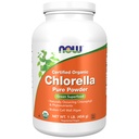 AHORA Suplementos de alimentos, Clorella orgánica Polvo con clorofila natural, betacaroteno, carotenoides mixtos, vitamina C, hierro y proteína, 1 libra