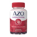 AZO Cranberry Urinary Tract Health Gummies Dietary Supplement, 2 Gummies = 1 Glass of Cranberry Juice, Helps Cleanse & Protect, Natural Berrylicious Flavor, Non-GMO, 72 Gummies