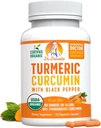 Curcumina Turmérica Orgánica con Extracto Pepper Negro 2000mg - Suplemento Ultra Potent de alta absorción - 95% Curcuminoides - Vegan, No GMO para Soporte Conjunto - 120 cápsulas