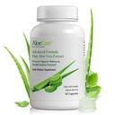 AloeCure Organic Aloe Vera Capsules, 160,000mg Inner Aloe Leaf Equivalent per Serving, Support Gut, Digestive, & Immune Health, Helps Maintain Balanced Stomach Acidity, Aloin Free, 60 cápsulas