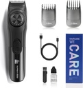 SUPRENT Adjustable Beard Trimmer for Men, Cordless Electric Beard Trimmer with Precision Dial, USB Rechargeable 19 Length Settings Mustache Trimmer for Mens Gifts (Black)