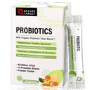 NATURE TARGET Probiotics for Women-Men-Kids Probiotic Powder 60 Billion CFUs 13 Strains - Prebiotics and Probiotics for Digestive Health, Shelf Stable, Non-GMO, Gluten Free 30 Packets
