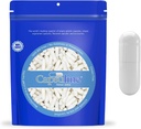 Capsuline Size 000 - Colored White Empty Gelatin Capsules - 10000 Count - Empty Gel Pill Capsules - DIY Pure Bovine Pill Capsule Filling - Empty Caps - Kosher and Halal Certified - Non-GMO Certified