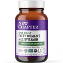 New Chapter Women’s Multivitamin, Iron, B6, B12, Biotin for Hair Growth, D3, Vit C, Zinc for Immune & Stress Support, Gentle on an Empty Stomach, One Daily, Non-GMO, Gluten-Free, 18+, 72 Tablets