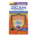 Zicam Cold Remedy Zinc Lozenges, Elderberry Flavor, Homeopático, Soothes Sore Throat and Coughs, Cold Shortening Medicine, Shortens Cold Duración, 25 Conde