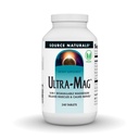 Fuente Naturales Ultra-Mag Complejo de Magnesio de Alta Eficiencia - Mantiene Función del Musculo & Nerve - 240 Tabletas
