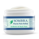 Sombra Warm Doin Relief Gel, Warm Relief for Arthritis and Chronic Pain Pre-Workout Muscle Rub Vegan Formula Free of Artificial Fragancias, Dyes, NSAIDs, Wax, Petroleum, Alcohol - 2oz Jar