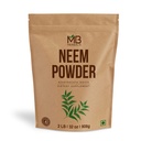 MB Herbals Pure Neem Powder 2 lb TEN 32 oz TEN 908 Gram TEN 100% Pure Wild-Crafted Neem Leaf Powder ← Very Bitter Neem Supplement for Skin Hair & Detox TEN Azadirachta Indica