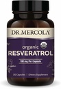 Dr. Mercola Organic Resveratrol - 100 mg Cellular & Cardiovascular Support - 99.9 Percent Trans-Resveratrol - from Japanese Knotweed - 30 Capsules (30 Servings)