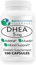 Micronized DHEA 5mg - Apoyos Niveles de hormonas equilibrados para la inmunidad, cerebro, huesos, metabolismo, masa corporal magra, promueve el envejecimiento saludable