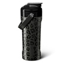 BrüMate MultiShaker Blender Shaker Bottle TEN 100% Acero Insonorizado Aislante Leakproof TEN Pre Workout and Protein Shaker Bottle for the Gym TEN 26oz (Onyx Leopard)