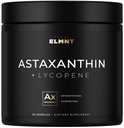 Astaxanthin 24mg + Lycopene 50mg Carotenoides de fuerza clínica suplemento de piel w. 100% natural de MicroAlgae - Mejores suplementos de astaxanthin para la salud de la piel " Pigmentación - Astaxantina