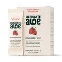 Polvo Aloe Ultimate – Fresa Kiwi Flavor, soporta Salud Digestiva, Sistema Inmunitario " Curación Normal, Aloe en Packets de Polvo Conveniente, 16 Packets, Sin gluten, Vegan, No GMO