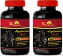 Anti Aging Capsules for face - HYALURONIC Acid Pills 100 mg - hyaluronic Acid Supplements for Eyes - 2 Bottles 120 Capsules