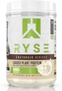 RYSE Loaded Plant Protein - Vanilla - 20g of Natural Vegan Plant-Based Protein Powder from Pea, Chickpea & Barley Rice - No Artificial Colors, Flavors or Sweeteners - 20 Servings