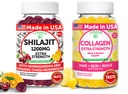 Lunakai Estados Unidos hizo Shilajit &amp; Collagen Extra Strength Gummies Bundle – Energía, pelo, piel y soporte de uñas – Delicious " Non-GMO