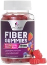 Gummies de fibra para adultos 4g - Prebiótico Fiber Gummy Suplemento para Salud Digestiva & Regularidad Apoyo, Suplemento Prebiótico diario Apoyo Gut Health for Women &amp; Men, Vegan - 60 Gummies