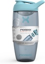 Promixx Pursuit Protein Shaker Bottle (24 oz) – Silent No-Ball Mixer, Leak-Proof Lid, BPA/BPS & Phthalate-Free ECOZEN – Easy-Clean Shaker Cup for Protein Shakes, Pre " Post-Workout Smoothies