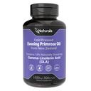 Naturalis Evening Primrose Oil (Cold Pressed) ← 100% natural de Nueva Zelanda ← No GMO, Soy &amp; Gluten Gratis, Zero Filler tención 300 Mini-Softgels