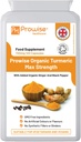 Organic Turmeric Curcumin 720mg - 120 Capsules | Organic Turmeric and Black Pepper Capsules High Strength | Vegan & Vegetarian Turmeric Supplements