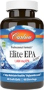 Carlson - Elite EPA Gems, 1000 mg EPA Fish Oil, Wild-Caught, Norwegian Fish Oil Supplement, Sustainably Sourced, Helps Maintain Healthy Triglyceride Levels, 60 Softgels