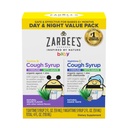 Zarbee's Baby Daytime &amp; Nighttime Cough Syrup + Immune with Organic Agave + Zinc, Grape with Chamomile, Agave Taste, Two Pack, 2 x 2 fl. oz