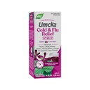 Camino de la Naturaleza Cold+Flu Relief Syrup, Umcka, Fever*, Sore Throat, Cough, Congestion, Body Aches*, Homeopathic, Phenylephrine Free, 0.05% Alcohol, Berry Flavored, 4 Fl Oz (Packaging May Vary)