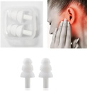 Tinnitus Relief for Ringing Ears, Tinnitus Relief Device, Anti Tinnitus Relief Ear Clip, Device for Stop Ear Ringing,Tinnitus Earplug for Ear Ringing,Three Layer Noise Reduction Earplug (1pair)